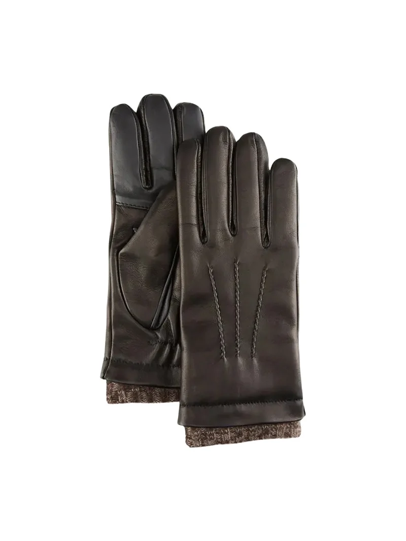 Men's Leather Gloves w/ Knit Lining Men's Leather Gloves w/ Knit Lining