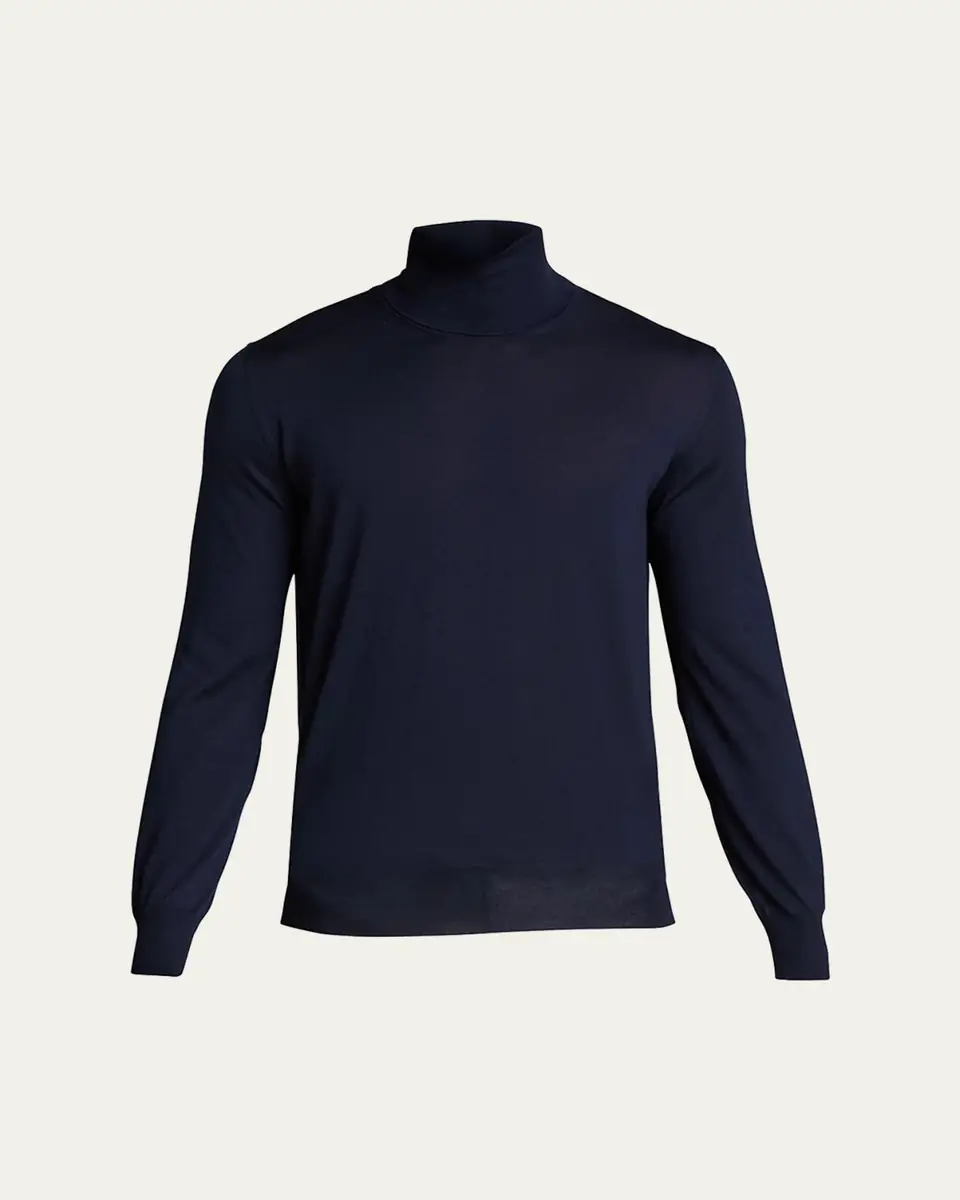 Bergdorf Goodman Men's Cashmere Turtleneck Sweater | Thumbnail 6