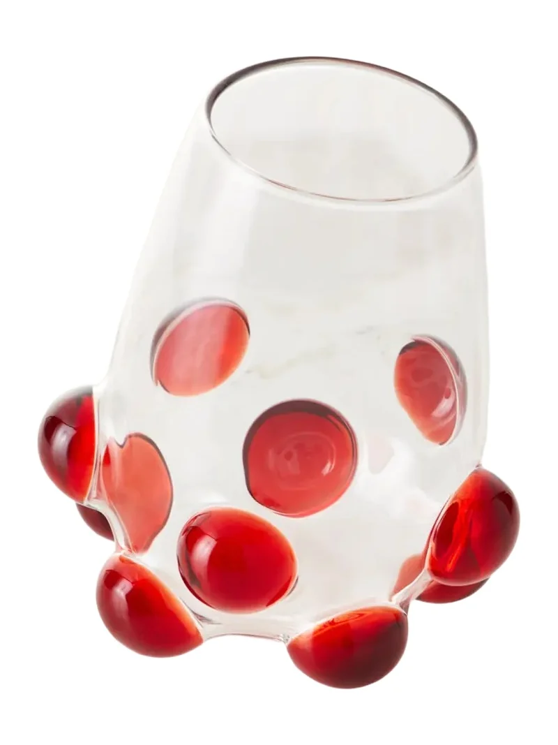 Massimo Lunardon Bubble Wine Glass, Red
