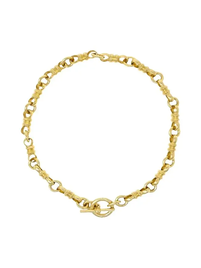 Toggle Link Necklace, 16"L