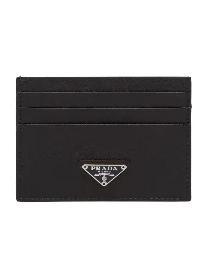 Triangle Logo Leather Card Case Triangle Logo Leather Card Case