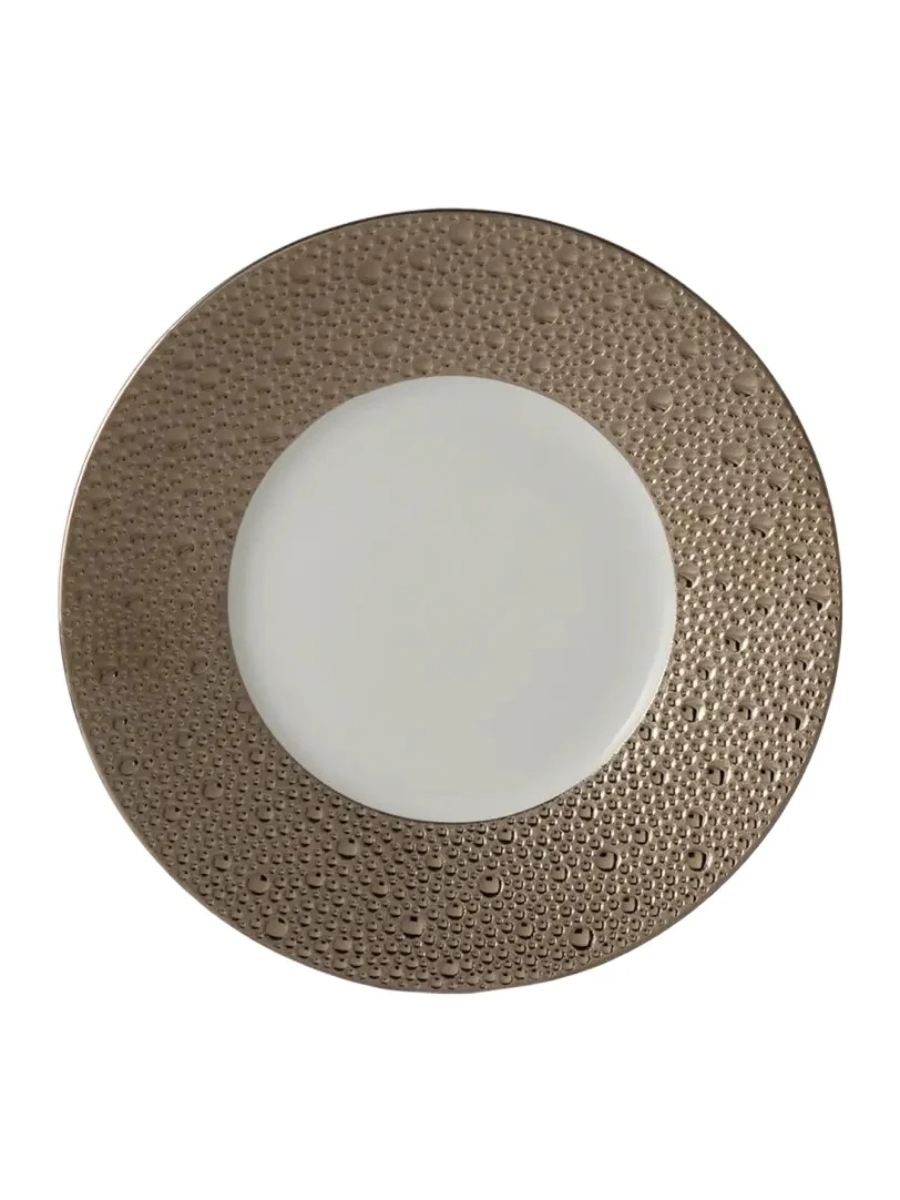 Bernardaud Ecume Platinum Salad Plate