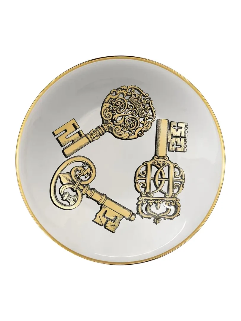 FORNASETTI Chiavi Gold Centerpiece