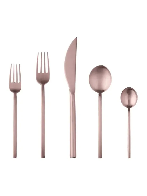Mepra Due Ice Champagne 5-Piece Flatware Set