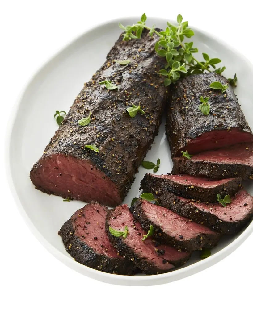 Perini Ranch Mesquite Smoked Peppered Beef Tenderloin & Steakhouse Cookbook | Image 1 Perini Ranch Mesquite Smoked Peppered Beef Tenderloin & Steakhouse Cookbook | Image 1