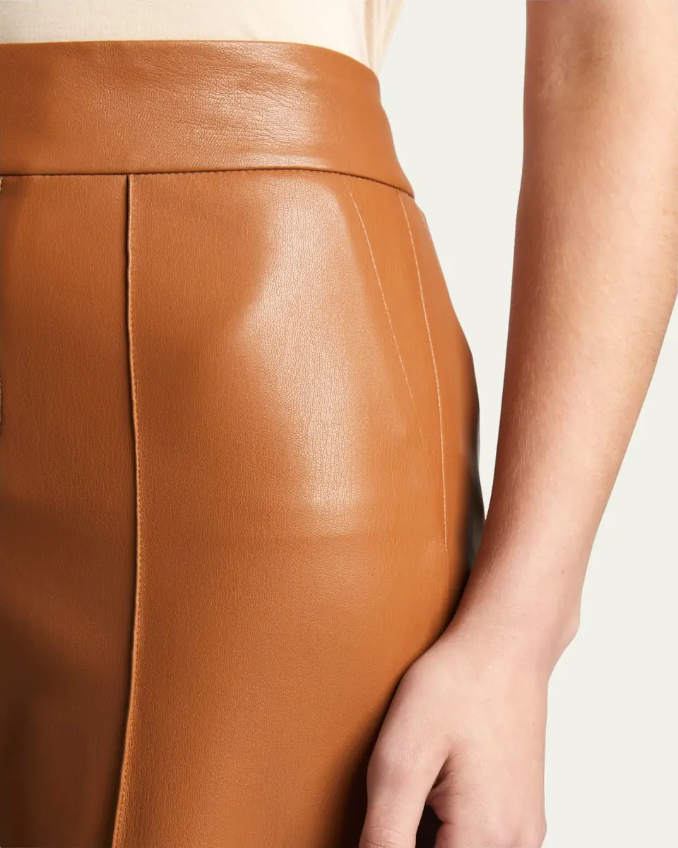 Alice + Olivia Dylan High-Waist Faux-Leather Pants | Thumbnail 5 Alice + Olivia Dylan High-Waist Faux-Leather Pants | Thumbnail 5