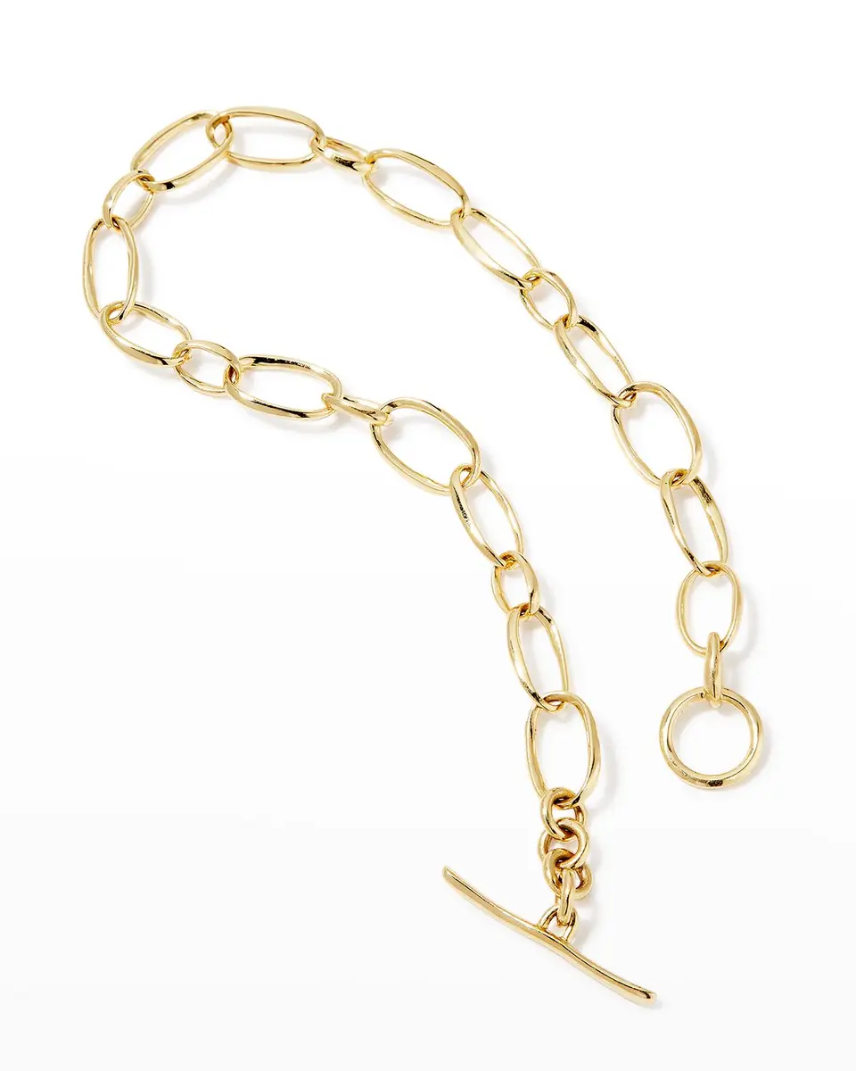 Ippolita Small Scultura Link Bracelet in 18K Gold | Thumbnail 2