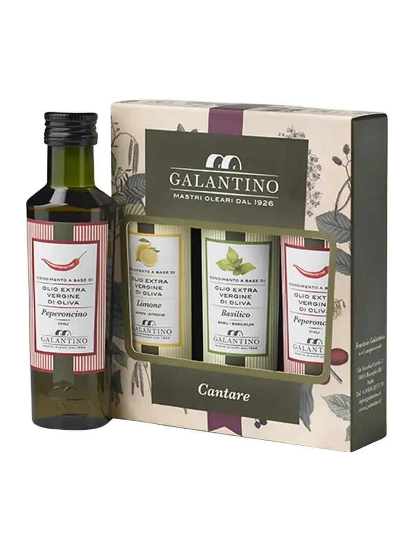 Frantoio Galantino Cantare Extra Virgin Olive Oil Gift Set