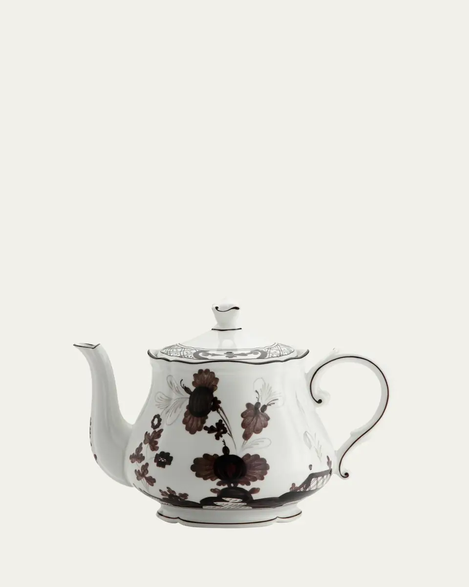 GINORI 1735 Oriente Italiano Albus Small Teapot, 23 oz. | Thumbnail 3 GINORI 1735 Oriente Italiano Albus Small Teapot, 23 oz. | Thumbnail 3