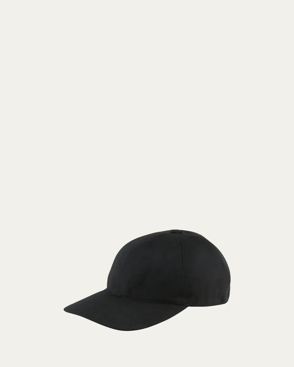 Bergdorf Goodman Men's Solid Cashmere Baseball Cap | Thumbnail 3