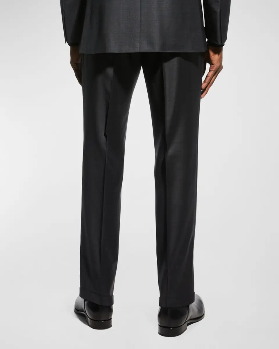 ZEGNA Men's Wool Tic-Weave Suit | Thumbnail 3 ZEGNA Men's Wool Tic-Weave Suit | Thumbnail 3