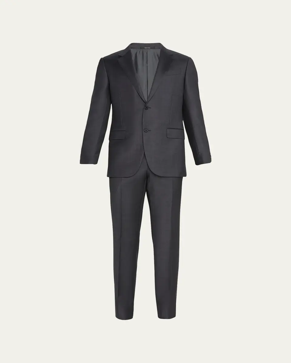 ZEGNA Men's Wool Tic-Weave Suit | Thumbnail 5 ZEGNA Men's Wool Tic-Weave Suit | Thumbnail 5