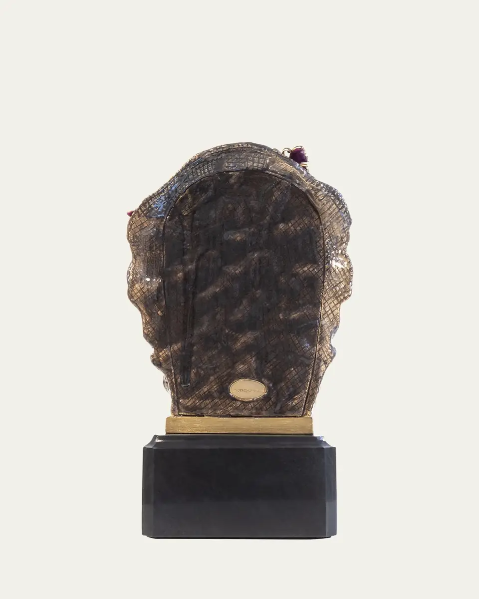 Jay Strongwater Rhino Bust Mount With Butterflies Objet | Thumbnail 2 Jay Strongwater Rhino Bust Mount With Butterflies Objet | Thumbnail 2