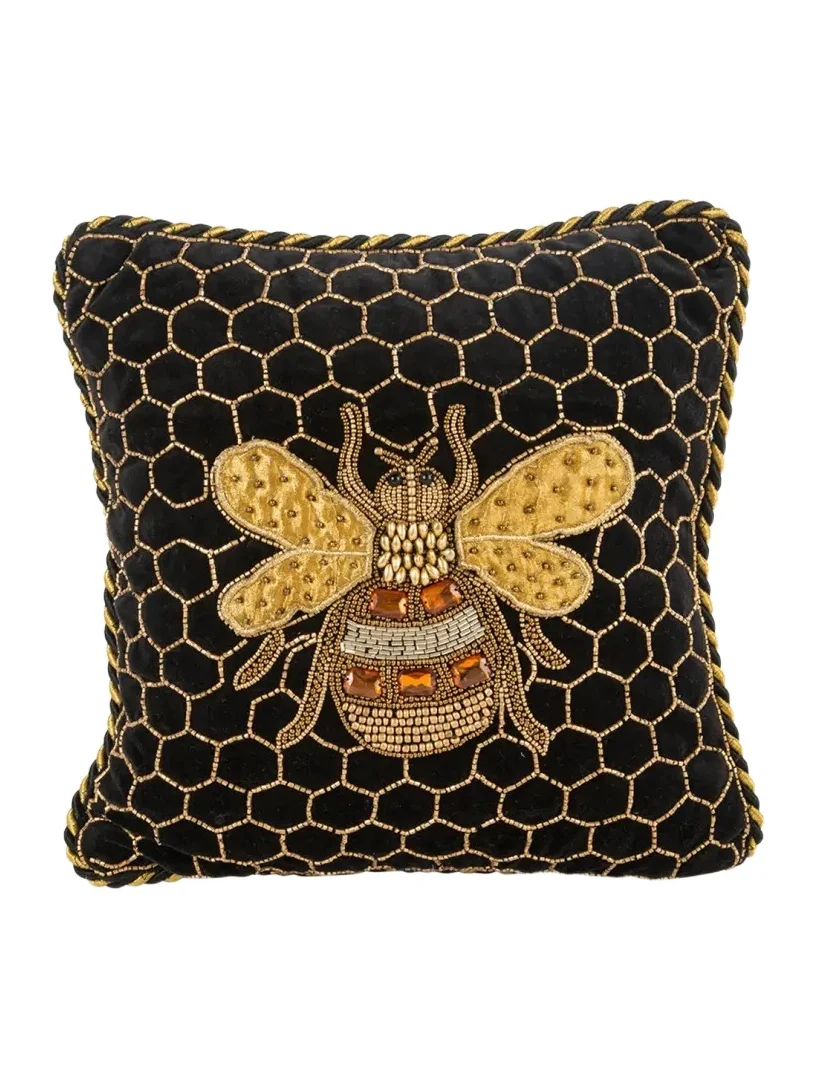 MacKenzie-Childs Queen Bee Pillow