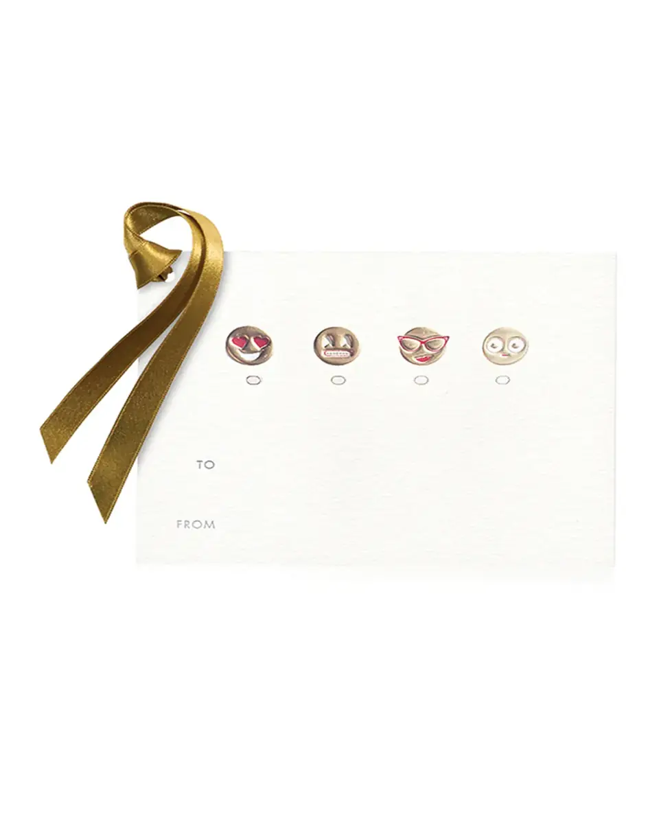 Bell'INVITO Emoji Gift Tags, Set of 8 | Thumbnail 2