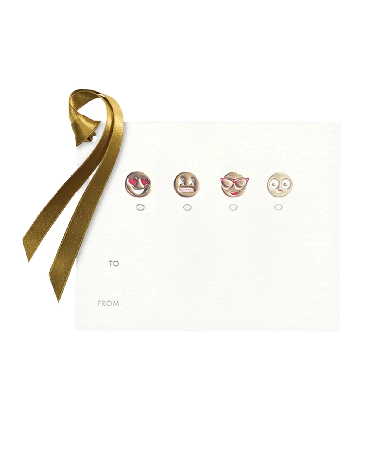 Bell'INVITO Emoji Gift Tags, Set of 8