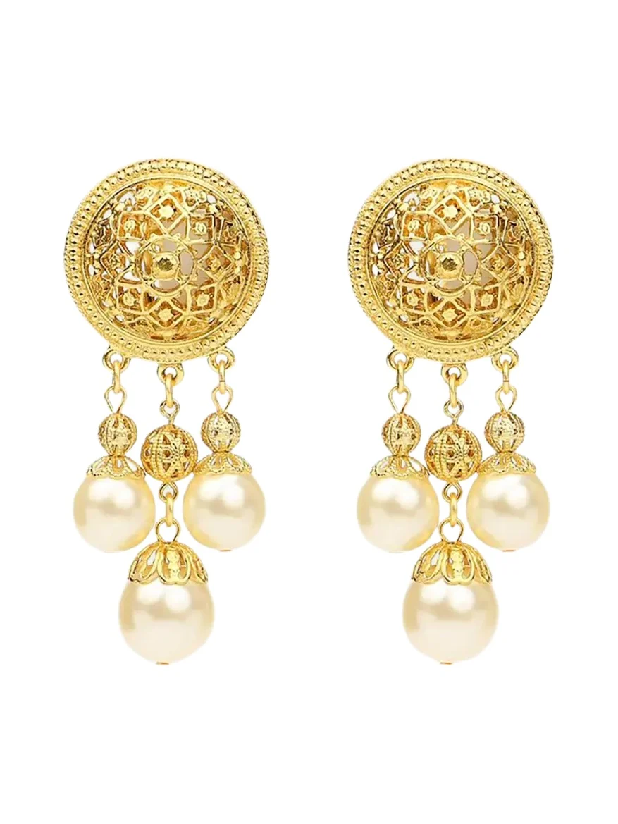 Pearly Dangle Clip Earrings Pearly Dangle Clip Earrings