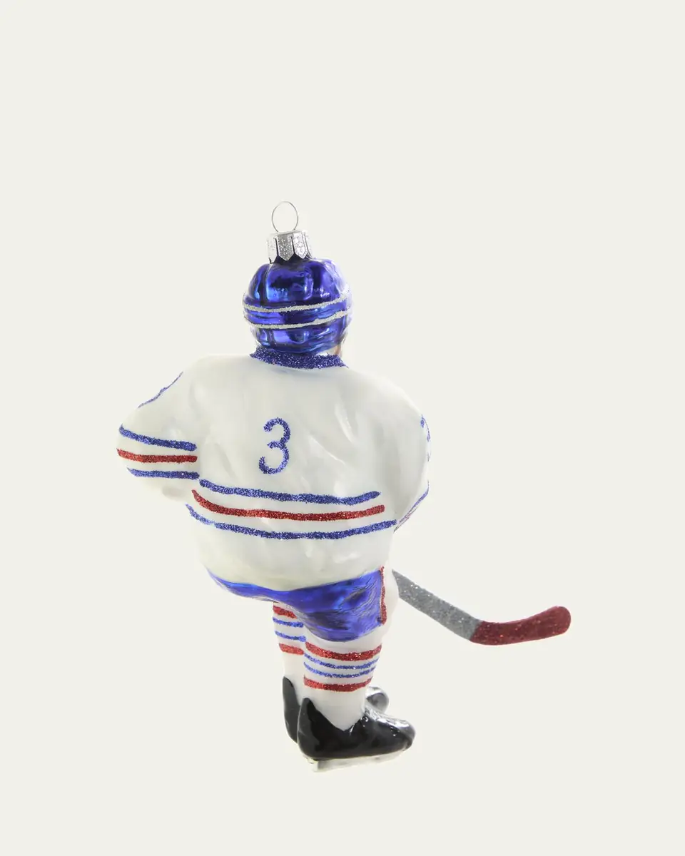 Bergdorf Goodman Hockey Player Christmas Ornament | Thumbnail 2