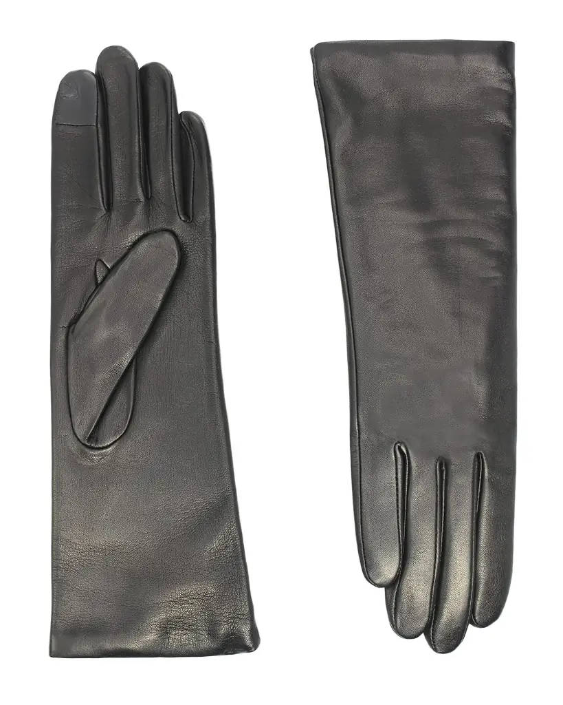 Agnelle Classic Lambskin Leather Gloves | Image 1 Agnelle Classic Lambskin Leather Gloves | Image 1