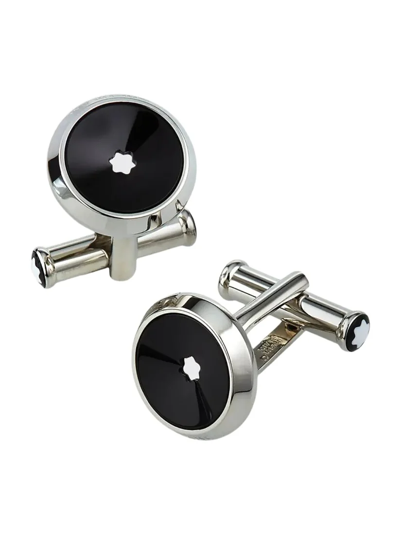 Men's Steel %26 Precious Resin Star Cufflinks Men's Steel %26 Precious Resin Star Cufflinks
