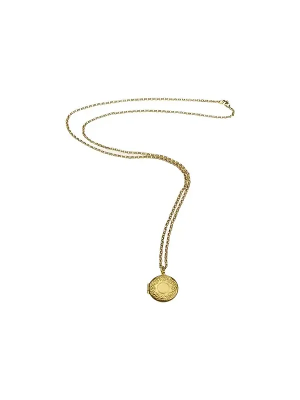 Round Locket Necklace Round Locket Necklace