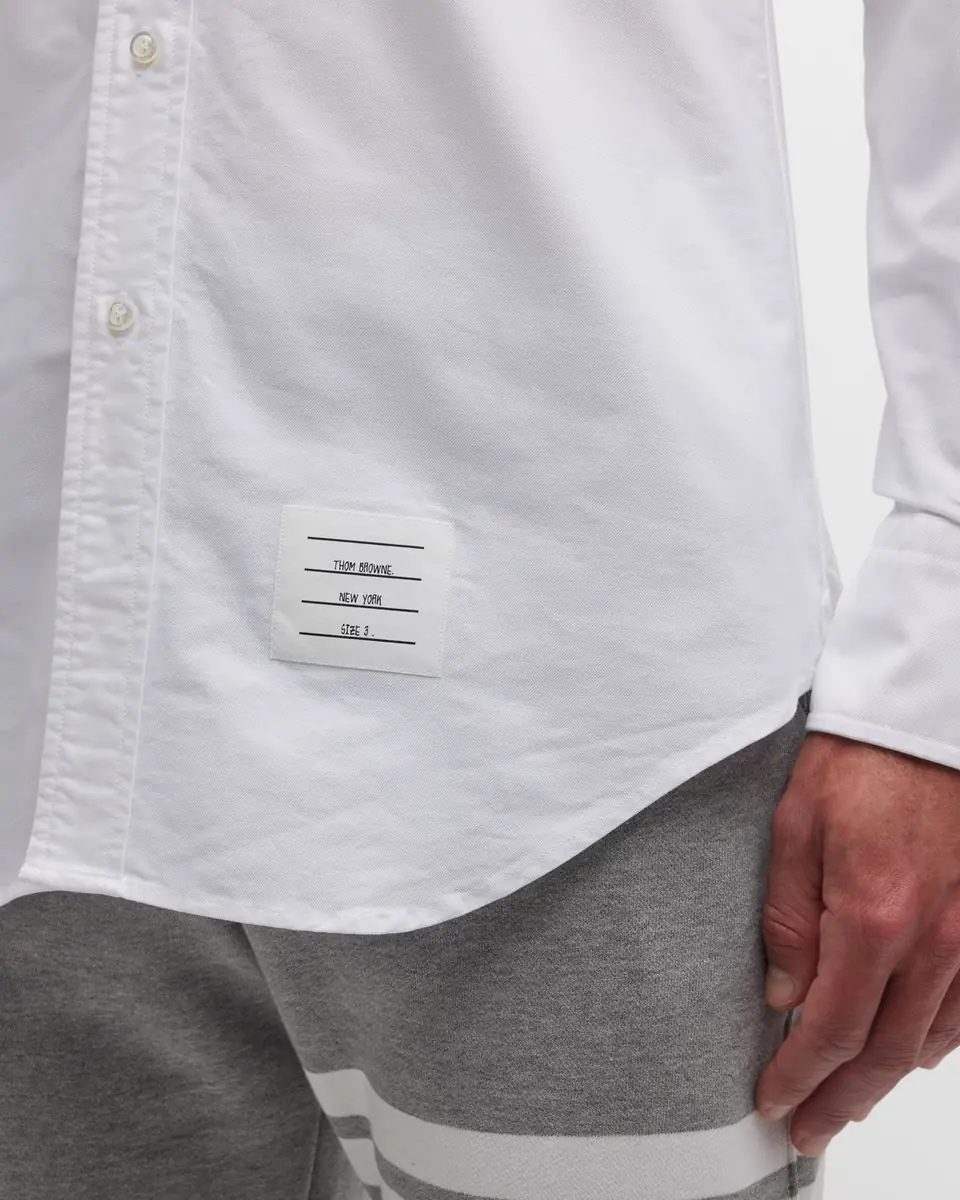 Thom Browne Men's Classic Sport Shirt w/ Stripes | Thumbnail 20 Thom Browne Men's Classic Sport Shirt w/ Stripes | Thumbnail 20