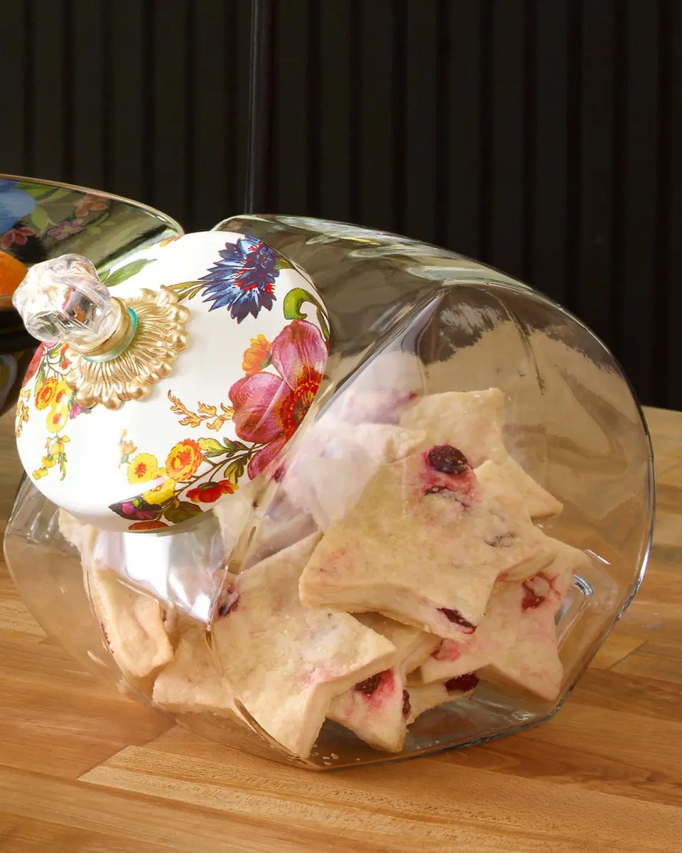 MacKenzie-Childs White Flower Market Cookie Jar | Thumbnail 3 MacKenzie-Childs White Flower Market Cookie Jar | Thumbnail 3