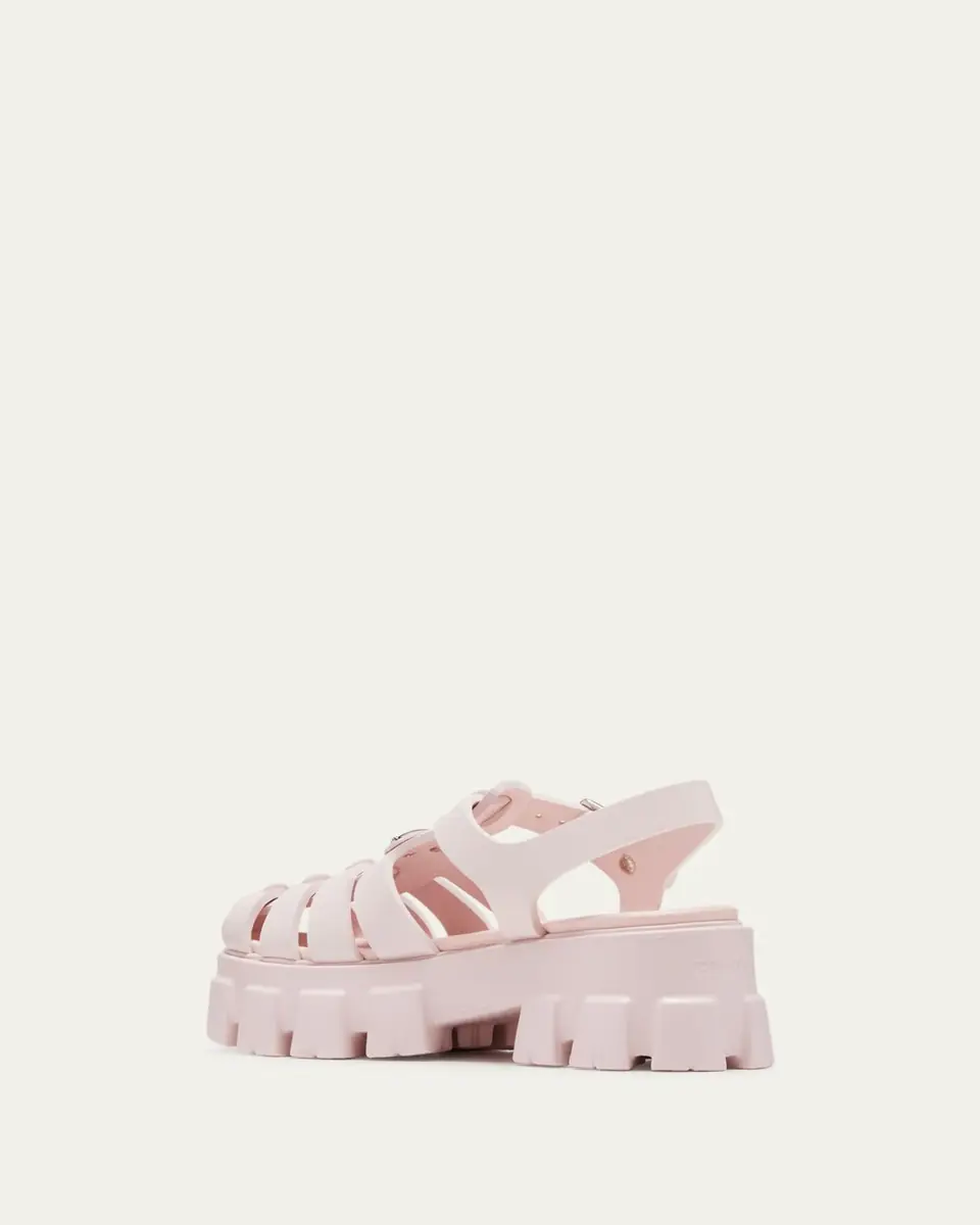 Prada Rubber Logo Chunky-Sole Fisherman Sandals | Thumbnail 8