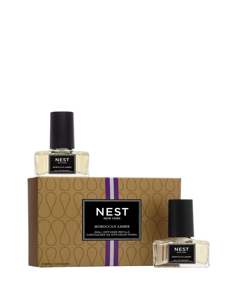 NEST New York Moroccan Amber Wall Diffuser Refill Set | Image 1 NEST New York Moroccan Amber Wall Diffuser Refill Set | Image 1