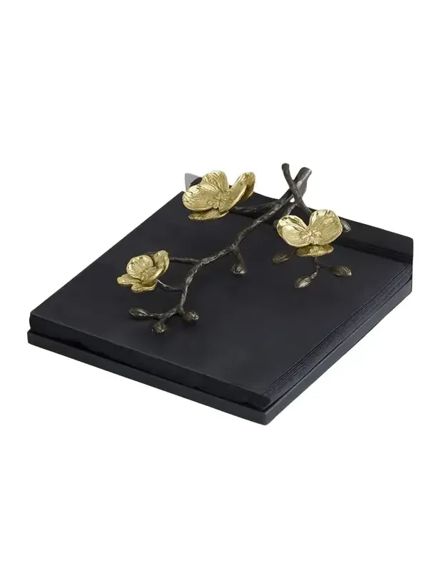 Michael Aram Gold Orchid Dinner Napkin Holder