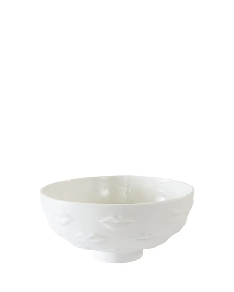 Gala Lips White Bowl Gala Lips White Bowl