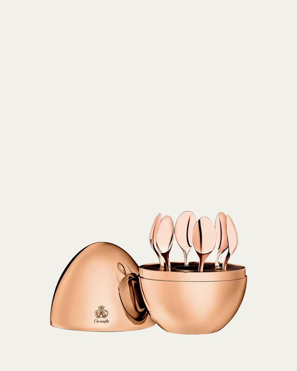 Christofle Mini Mood Rose Gold Espresso Spoons, Set of 6 | Thumbnail 2