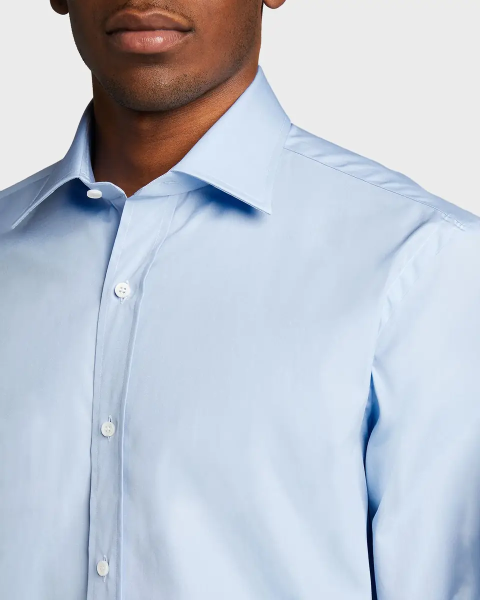 Bergdorf Goodman Men's Poplin French-Cuff Dress Shirt | Thumbnail 4