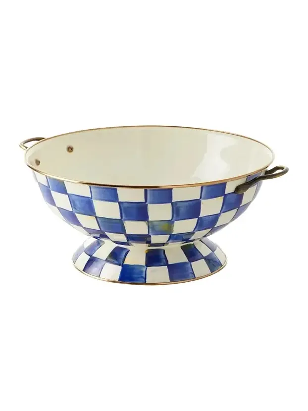 MacKenzie-Childs Royal Check Everything Bowl