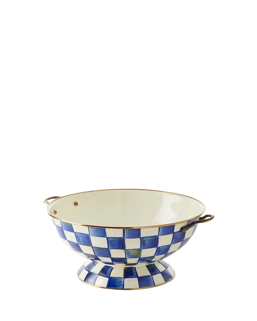 MacKenzie-Childs Royal Check Everything Bowl