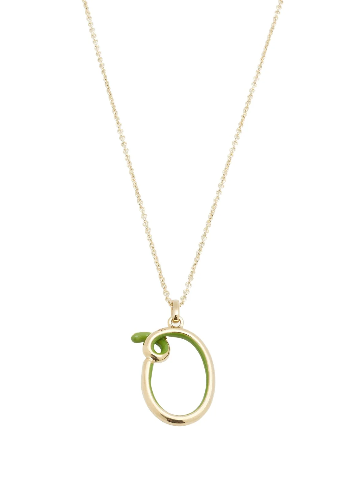 Bea Bongiasca Enamel Letter Necklace