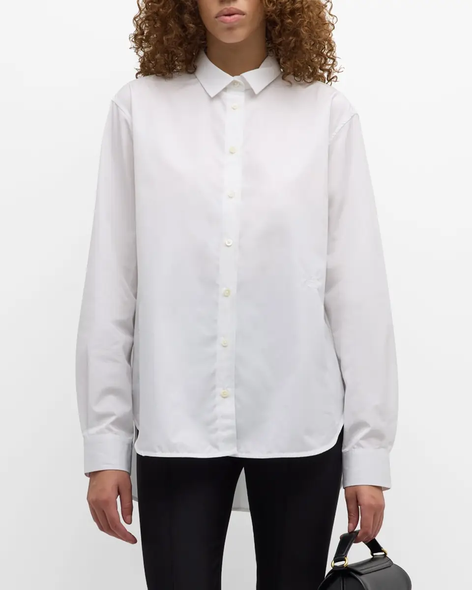 Toteme Organic Cotton Button-Front Shirt | Thumbnail 3 Toteme Organic Cotton Button-Front Shirt | Thumbnail 3