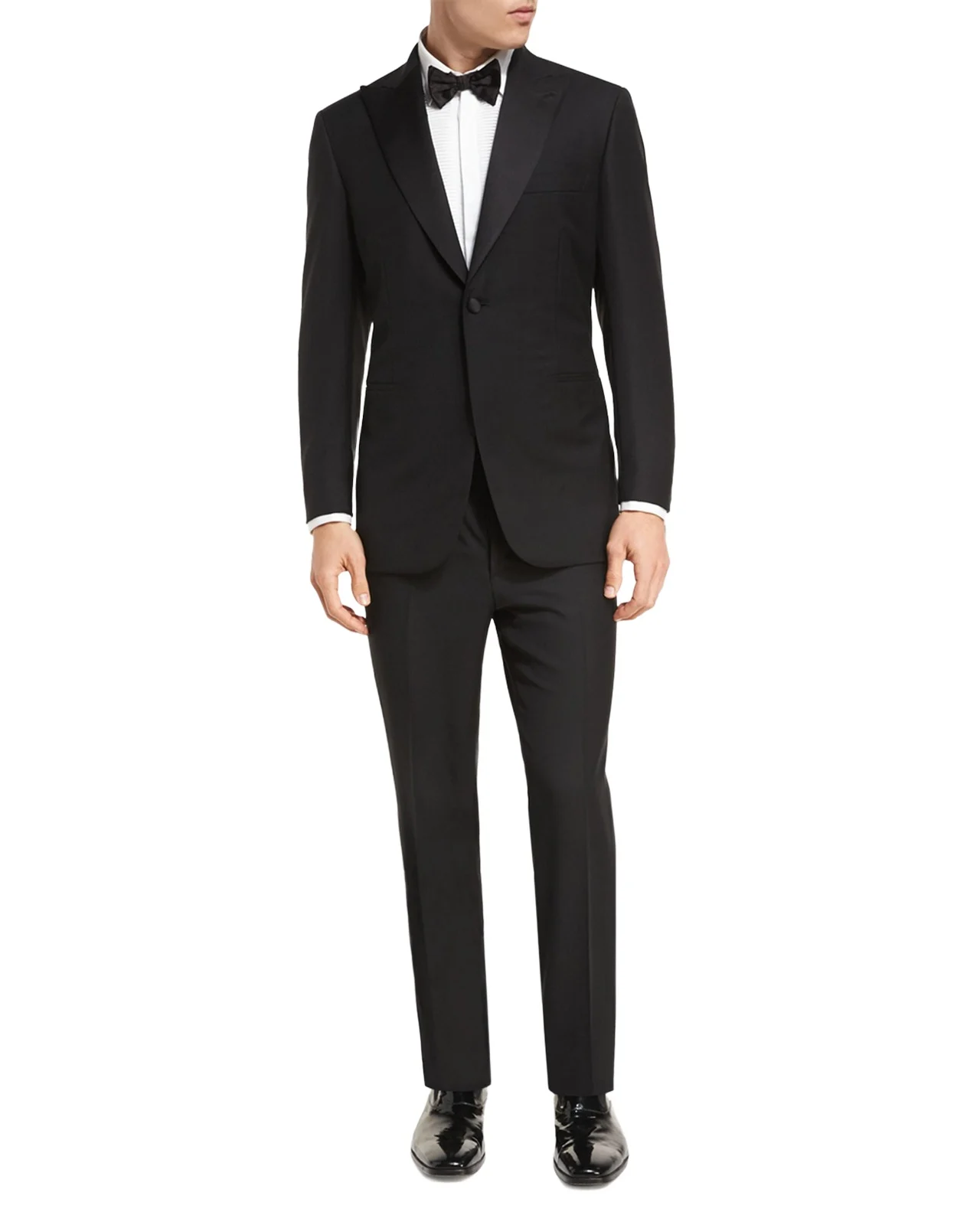 Two-Piece Wool Tuxedo Suit Two-Piece Wool Tuxedo Suit