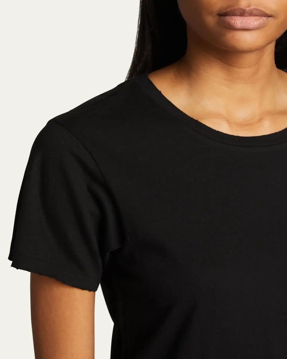 AMO Denim Classic Cotton Short-Sleeve Crewneck Tee | Thumbnail 5