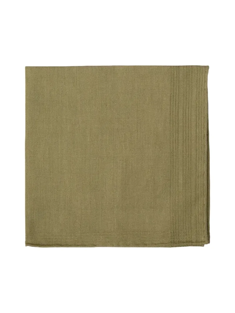 Simonnot Godard Men's Tonal Stripe Handkerchief