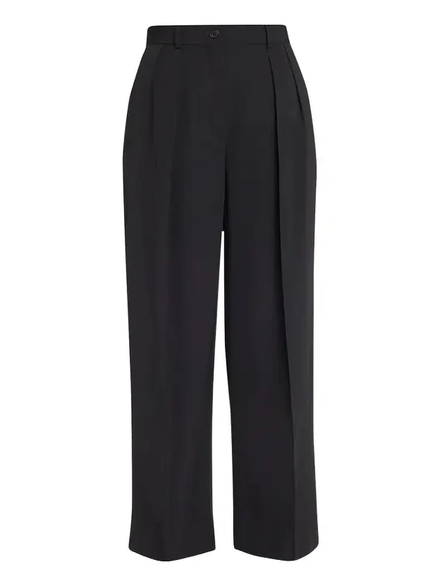 Igor Pleated Straight-Leg Pants