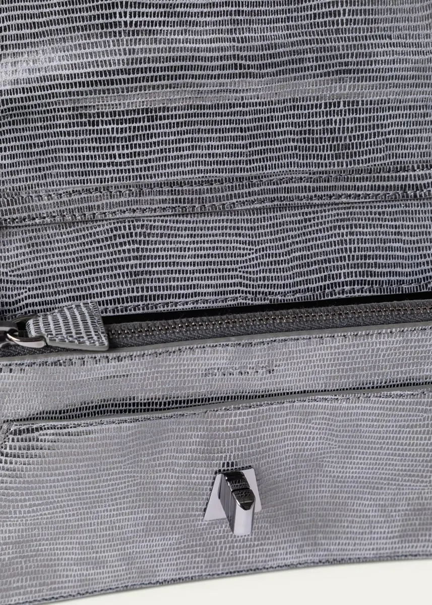 Akris Anouk Lizard-Print Clutch Bag w/ Chain | Thumbnail 11 Akris Anouk Lizard-Print Clutch Bag w/ Chain | Thumbnail 11