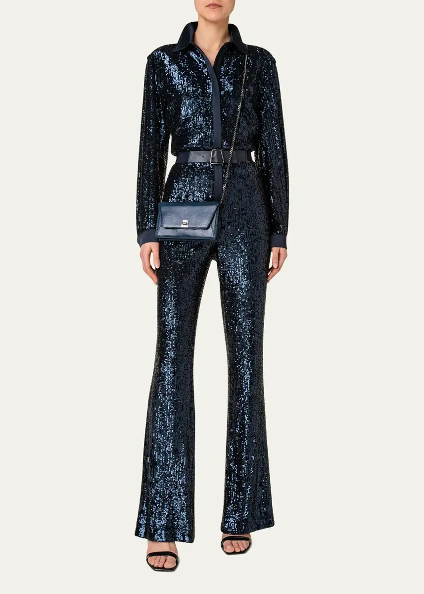 Akris Anouk Lizard-Print Clutch Bag w/ Chain | Thumbnail 16 Akris Anouk Lizard-Print Clutch Bag w/ Chain | Thumbnail 16