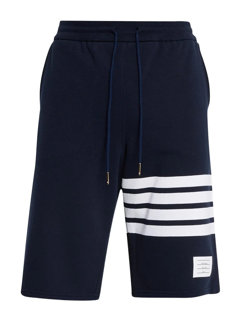 Thom Browne Men's 4-Bar Basic Terry Sweat Shorts