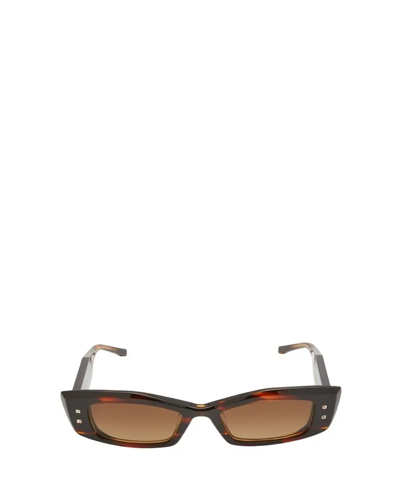 Quattro Acetate & Titanium Cat-Eye Sunglasses Quattro Acetate & Titanium Cat-Eye Sunglasses