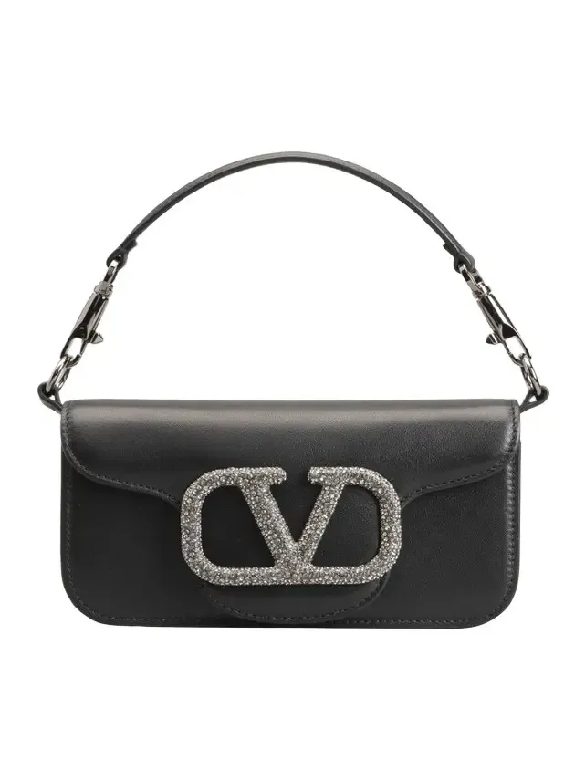 Loco VLOGO Small Calfskin Shoulder Bag Loco VLOGO Small Calfskin Shoulder Bag
