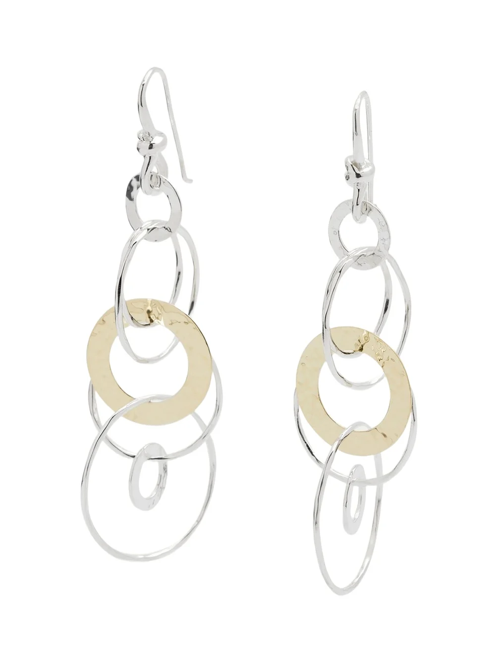 Ippolita Hammered Jet Set Earrings in Chimera