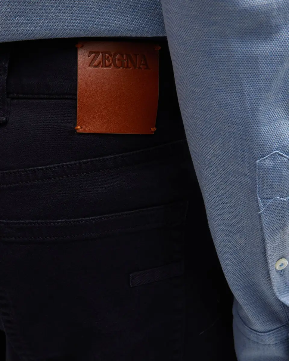 ZEGNA Men's Cotton 5-Pocket Pants | Thumbnail 6