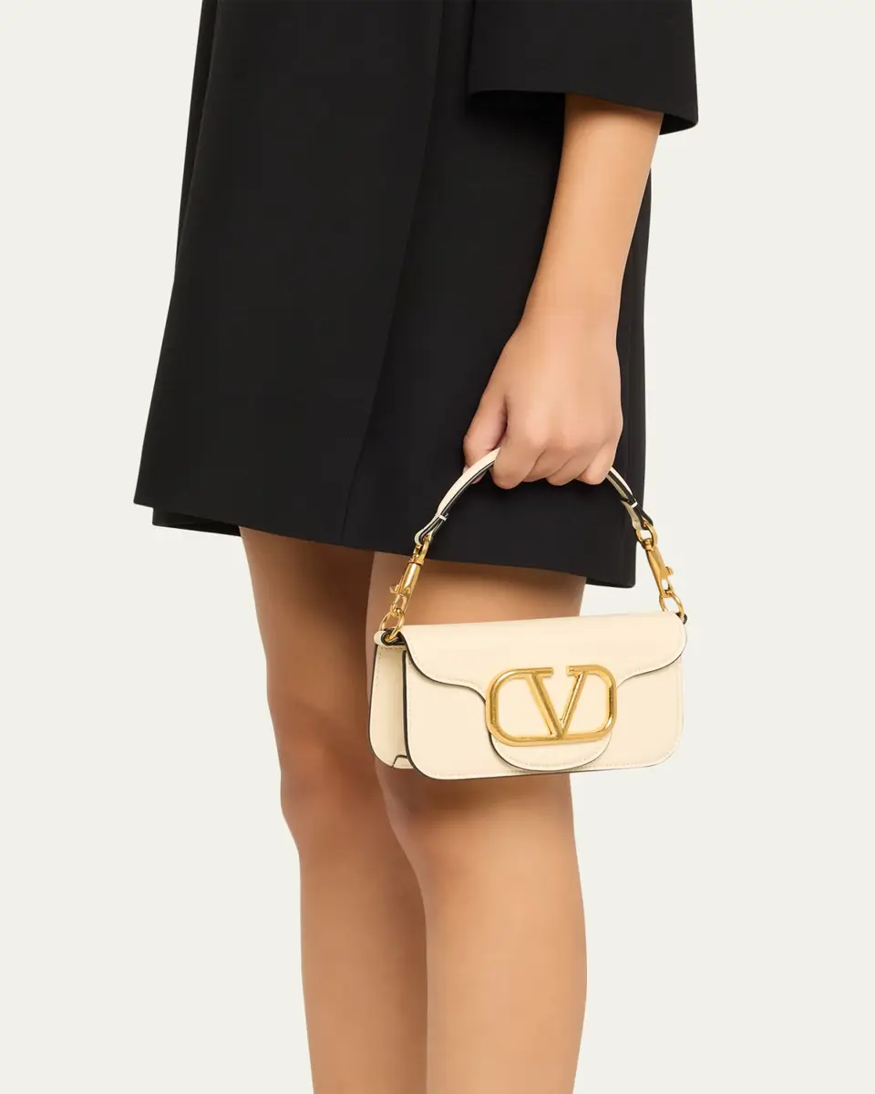 Valentino Garavani Loco Small VLOGO Calfskin Shoulder Bag | Thumbnail 3