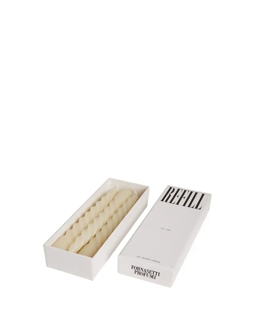 FORNASETTI Sul Tardi Candles - Set of 6, 46g | Image 1 FORNASETTI Sul Tardi Candles - Set of 6, 46g | Image 1